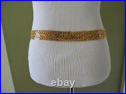 Chanel Vintage Gold-tone Logo Buckle Belt