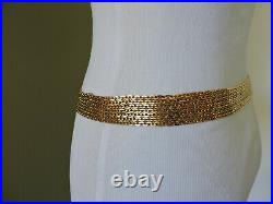 Chanel Vintage Gold-tone Logo Buckle Belt