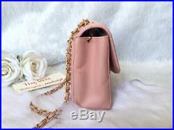 Chanel diana Vintage Medium Flap Pink Gold Hardware