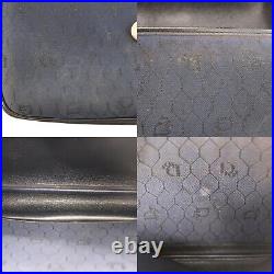 Christian Dior Honey Combo Shoulder Bag Navy Canvas Vintage Authentic #AB99 O