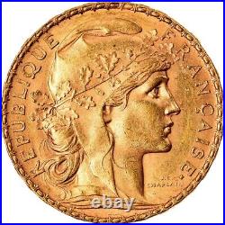 Coin France Marianne 20 Francs 1908 Paris, Gold