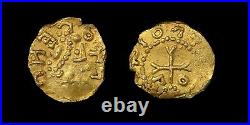 Early Continental (merovingian France) Gold Tremissius