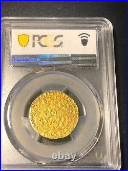 FRANCE 1380-1422 CHARLES VI GOLD ANGEL ND OR PCGS AU 53 FR-290, D-372 Rare Coin