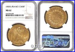 France 100 Francs 1909 A. NGC MS-62