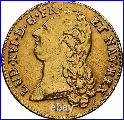 France 1786-I Louis XVI 2 Louis d'or Bordeaux Mint, NGC XF DETAILS LARGE GOLD