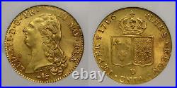 France, 1786-d Gold Double Louis D'or, Lyon Mint