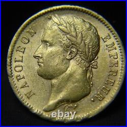 France 1811-A Napoleon I Gold 40 Francs CH AU 12.9g