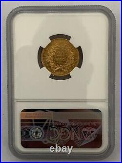 France 1850A 20 Francs Gold KM# 762 / F. 529/2 NGC Certified AU 58