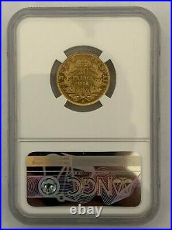 France 1856A 20 Francs Gold KM# 781.1 / F. 531/9 NGC Certified AU 50