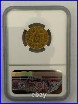 France 1863BB 20 Francs Gold KM# 801.2 / F. 532/7 NGC Certified AU Details
