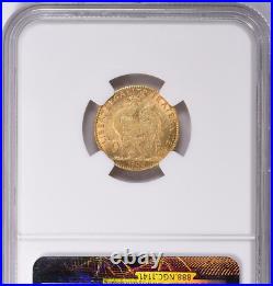 France 1900 Gold 10 Francs Gad 1017 NGC XF-40 Rooster $588.88