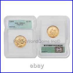 France 1908 20 Francs Gold ICG MS65 SKU# 5767