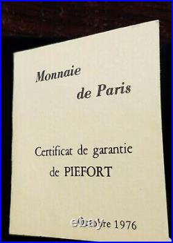France 1976 Gold Piefort 10 Centimes P547 Rare Only 100pcs Made