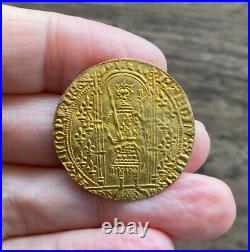 France. Charles V (1364-1380). Gold Franc A Pied. Ex Mount