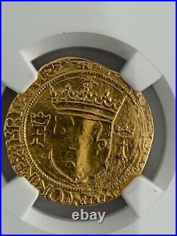 France FR-364 1515-47 Ecu d'or au soleil de Bretagne Francois I Gold XF Details