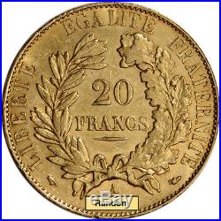 France Gold 20 Francs (. 1867 oz) Ceres XF/AU Random Date
