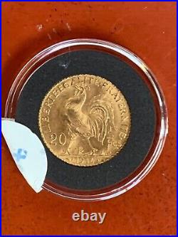 France Gold 20 Francs (. 1867 oz) Rooster BU