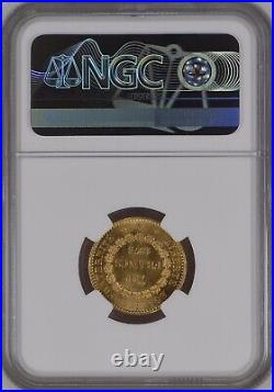 France, Gold 20 Francs 1875 A Ngc Ms 64, Rare3