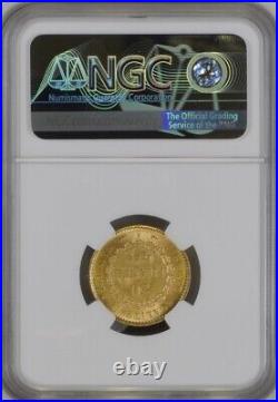 France, Gold 20 Francs 1886 A Ngc Ms 64, Rare2