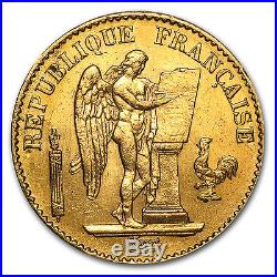 France Gold 20 Francs Lucky Angel Avg Circ SKU #1049