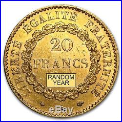 France Gold 20 Francs Lucky Angel Avg Circ SKU #1049