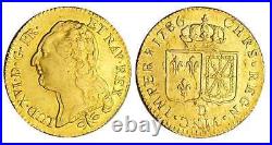 France Louis XVI Of Gold IN The Bust Nude 1786 D (Lyon) 1er Sem
