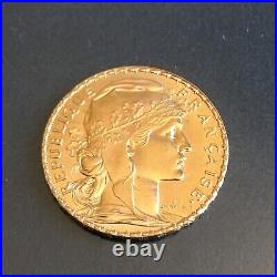 France, Marianne, 20 Francs, 1914, Gold Coin