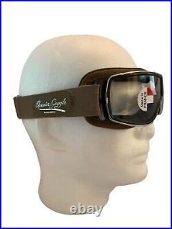 French Aviator Motorcycle Goggles By Leon Jeantet ATV/Sport Car Adjustable Strap