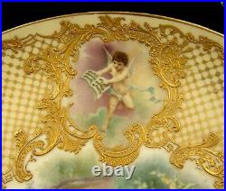 French Museum Centerpiece Tazza Charles Christofle & Cie with Sevres Porcelain