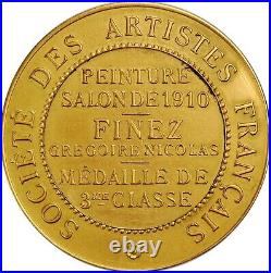 G054 FRANCE. French Colonial Tunisia. Sousse Agricultural Show Gold Award Medal