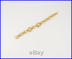 GIANNI VERSACE Medusa Bracelet Gold Tone Bangle #1346