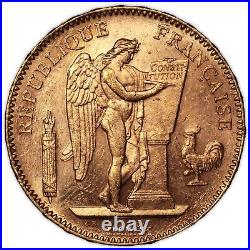 Genie, France, Coin, Gold, 50 Francs, 1904, Paris, Very rare, MS+