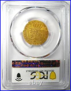 Gold 1786 France Louis XVI Louis d'Or 1L'OR Coin PCGS Uncirculated Detail UNC
