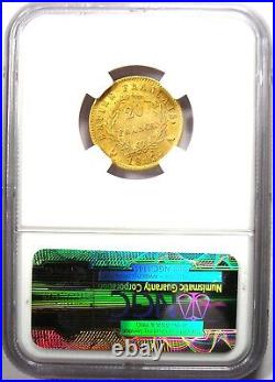 Gold 1813 France Gold Napoleon 20 Francs Coin G20F Certified NGC AU55