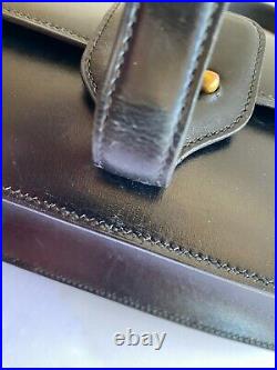 HERMES DOLLY Shoulder Bag Navy Box Calf Gold Hardware Authentic HERMES