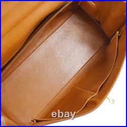 HERMES KELLY 40 RETOURNE Hand Bag Purse Gold Veau Greine Courchevel UT 60172