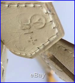 HERMES Ostrich Beige Ivory Bolide 31 cm Gold Hardware Authentic HERMÈS Rare