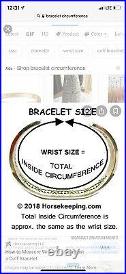 Hermes CLIC Clac White Gold H Narrow Enamel Bracelet Cuff Pm