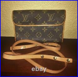 LOUIS VUITTON Florentine Waist Bum Crossbody Shoulder Bag Clutch Pochette Bag