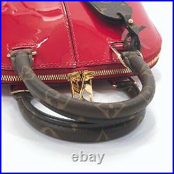 LOUIS VUITTON Handbag M52498 Alma BB Vernis/Gold Hardware Women
