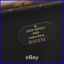 LOUIS VUITTON JEWELRY BOX TRUNK WATCH CASE MONOGRAM D60552 VINTAGE M14408k