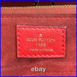 LOUIS VUITTON Kimono MM handbag tote bag M40459 Monogram calf leather Red Used