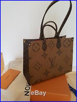 LOUIS VUITTON MONOGRAM GIANT ONTHEGO Made in France Hand Bag, New w. Tags