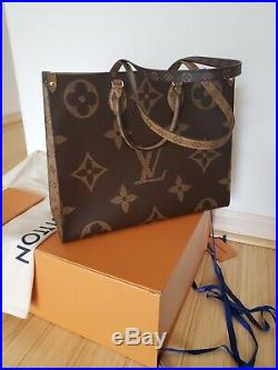 LOUIS VUITTON MONOGRAM GIANT ONTHEGO Made in France Hand Bag, New w. Tags