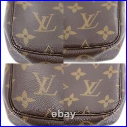 LOUIS VUITTON Mini Pochette Accessories Hand Bag Monogram M58009 Auth #PP451 Y