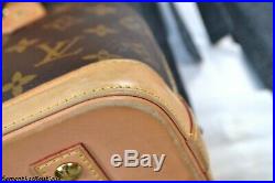 Louis Vuitton Alma Bb Monogram Leather Crossbody Satchel Bag Handbag Purse