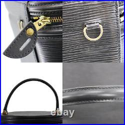 Louis Vuitton Cannes Hand Bag Black Epi Leather M48032 Vintage Auth #AB535 S