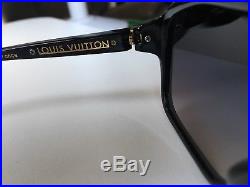 Louis Vuitton EVIDENCE Sunglasses Z0350W Black Gold Millionaire Monogram FRANCE