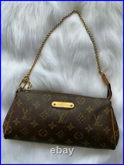 Louis Vuitton Eva Chain Monogram Purse Bag LV