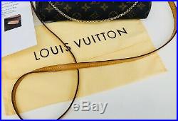 Louis Vuitton Favorite MM Monogram Canvas Cross Body or Shoulder Bag Sweet HTF